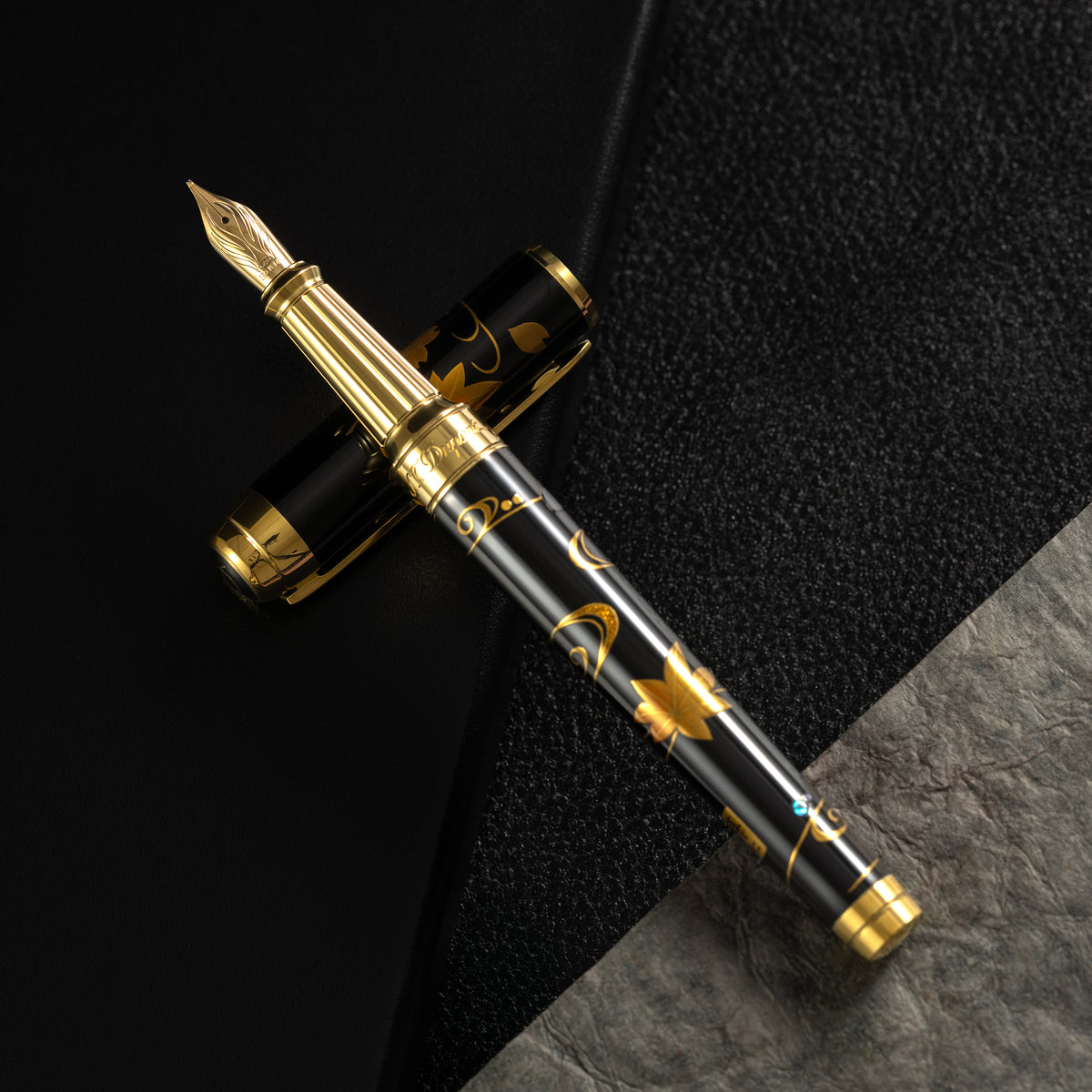 S T Dupont Line D Eternity XL Fountain Pen - Maki-E Ryusui Shunju-Pen Boutique Ltd