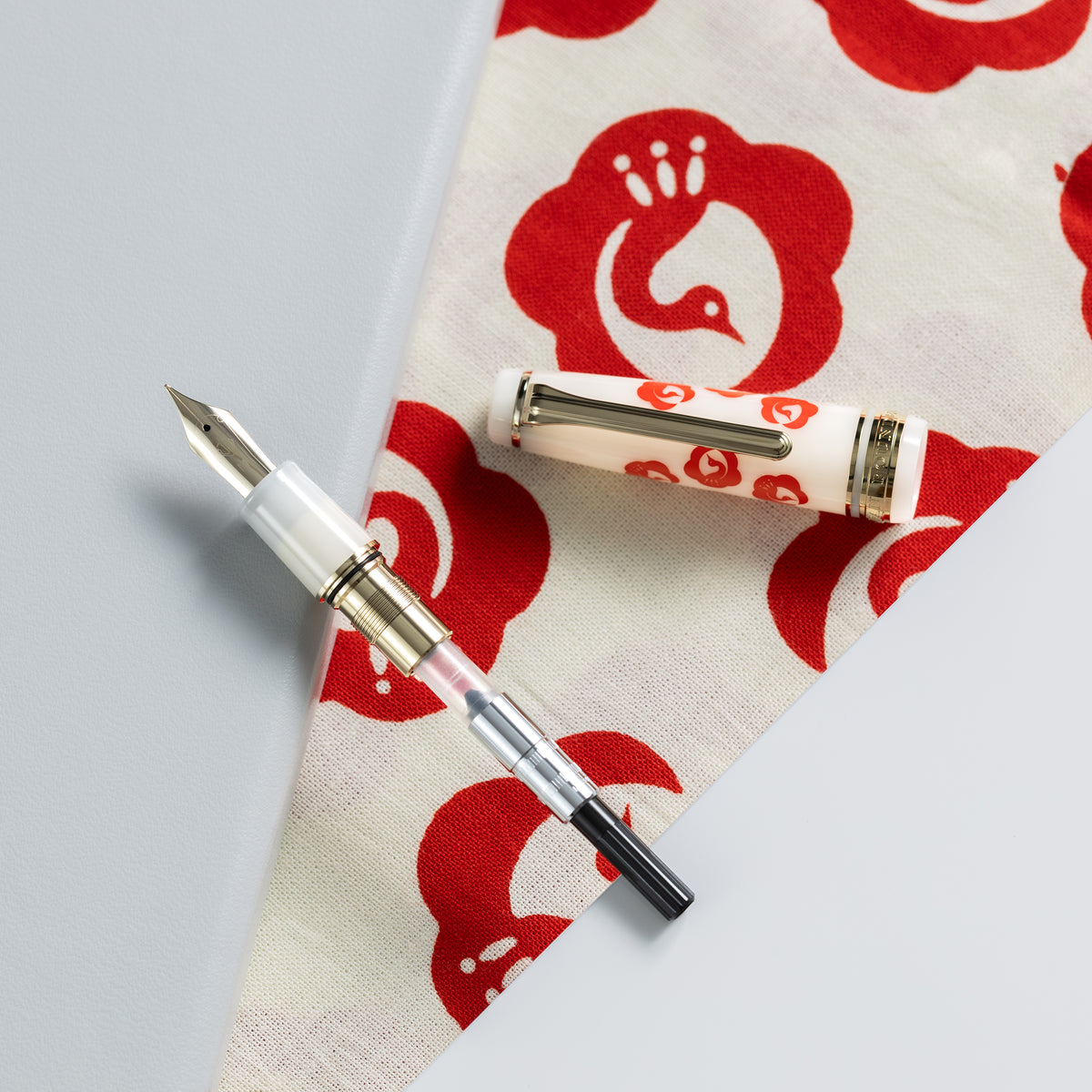 Sailor x KAMAWANU Professional Gear Standard Fountain Pen - Tsurumaru-Ume (Limited Edition) - Pen Boutique Ltd