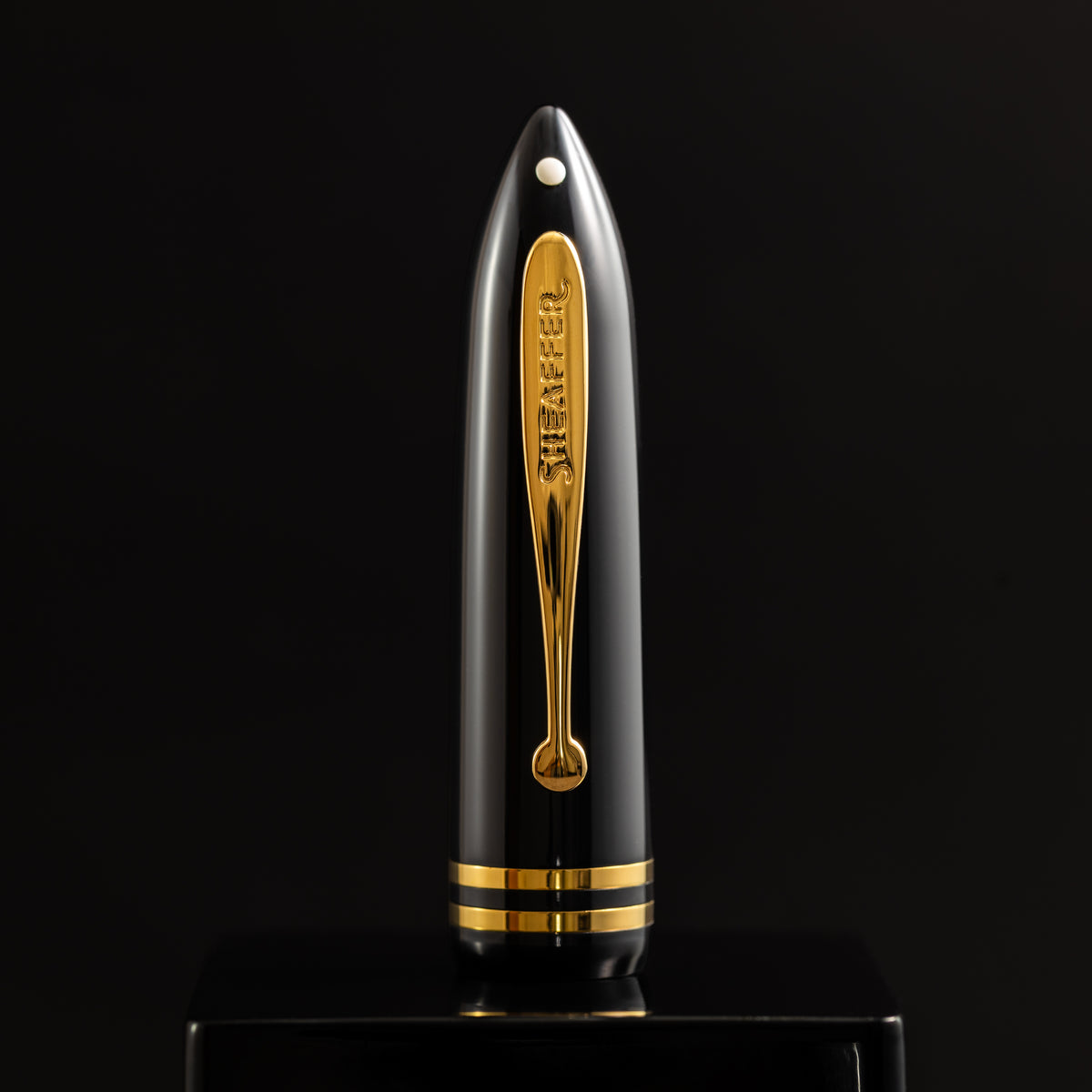 Sheaffer Balance III E893 Fountain Pen - Glossy Black - Gold Trim