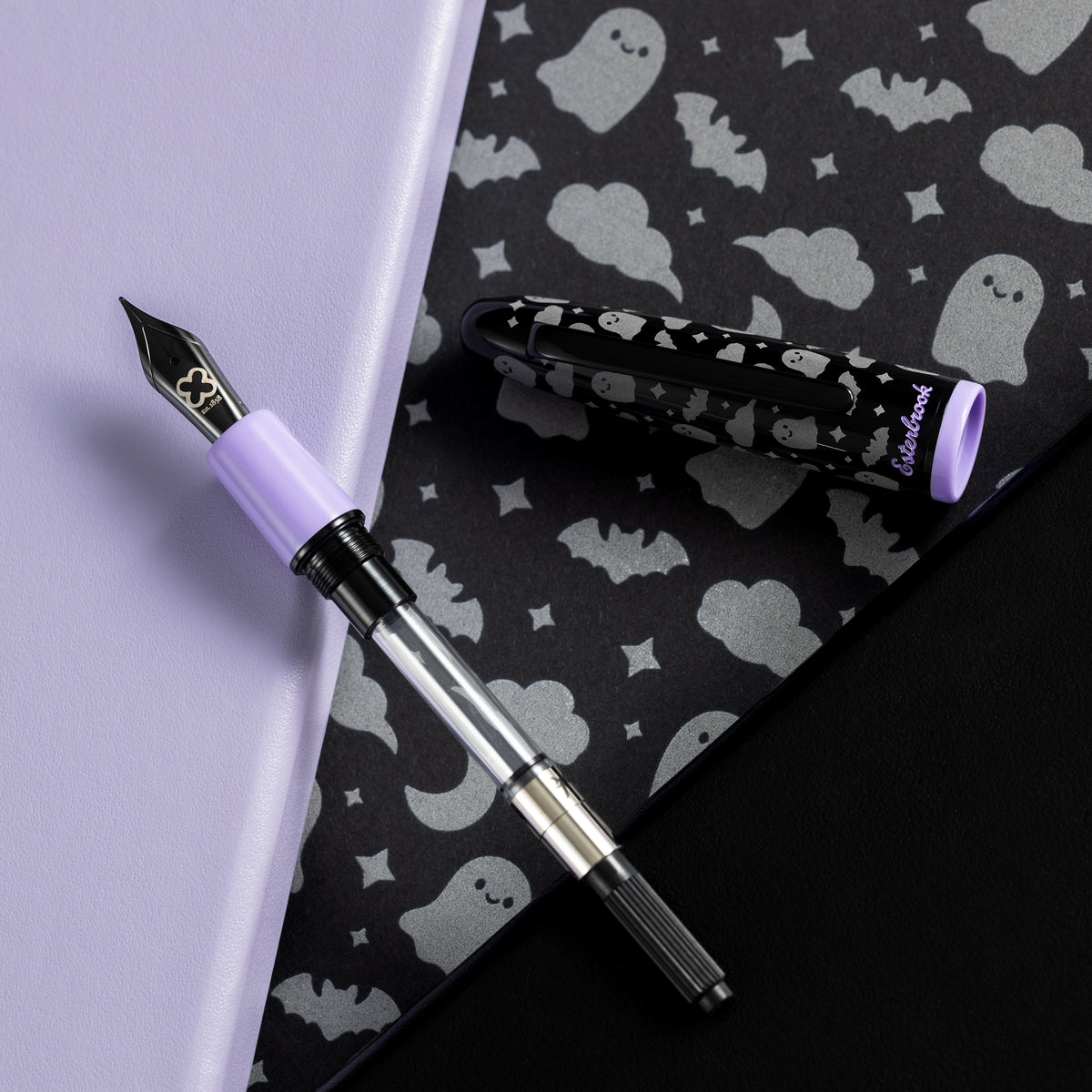 Esterbrook x Sweet Kawaii Design Estie Fountain Pen - Sweetly Haunted Black-Pen Boutique Ltd