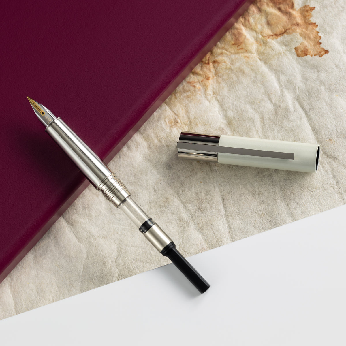 Lamy Scala Fountain Pen - Pearl (Limited Edition) - Pen Boutique Ltd