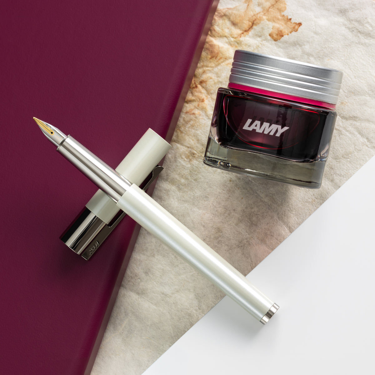 Lamy Scala Fountain Pen - Pearl (Limited Edition) - Pen Boutique Ltd