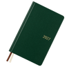 Hobonichi 2027 Light Hardcover English Book - Leather: Forest Green - Tall & Slim (Weeks - January Start)-Pen Boutique Ltd