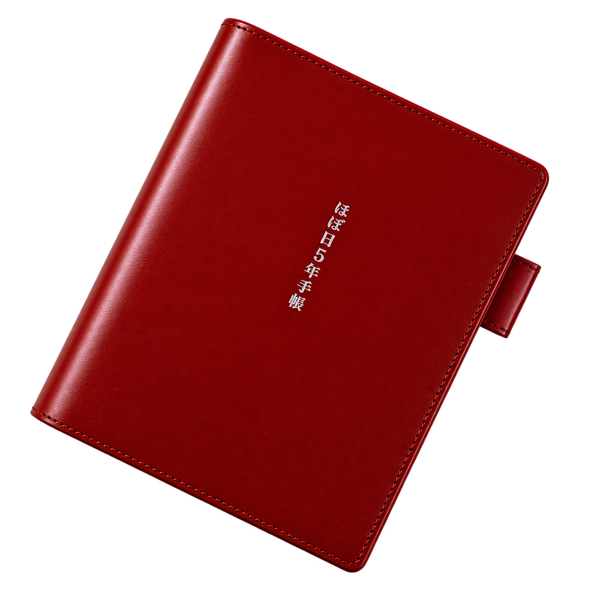 Hobonichi 5-Year Techo Leather Large Cover - Red - A5-Pen Boutique Ltd