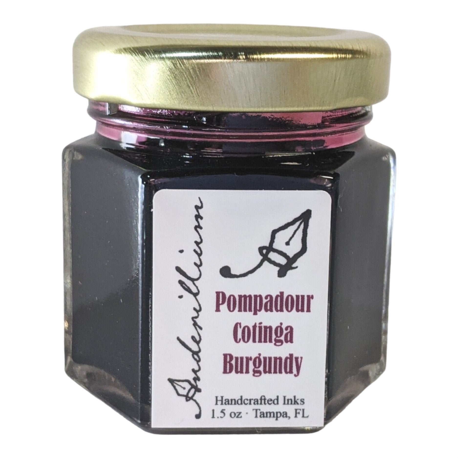 Anderillium Avian Ink - Pompadour Cotinga Burgundy - 1.5 oz-Pen Boutique Ltd