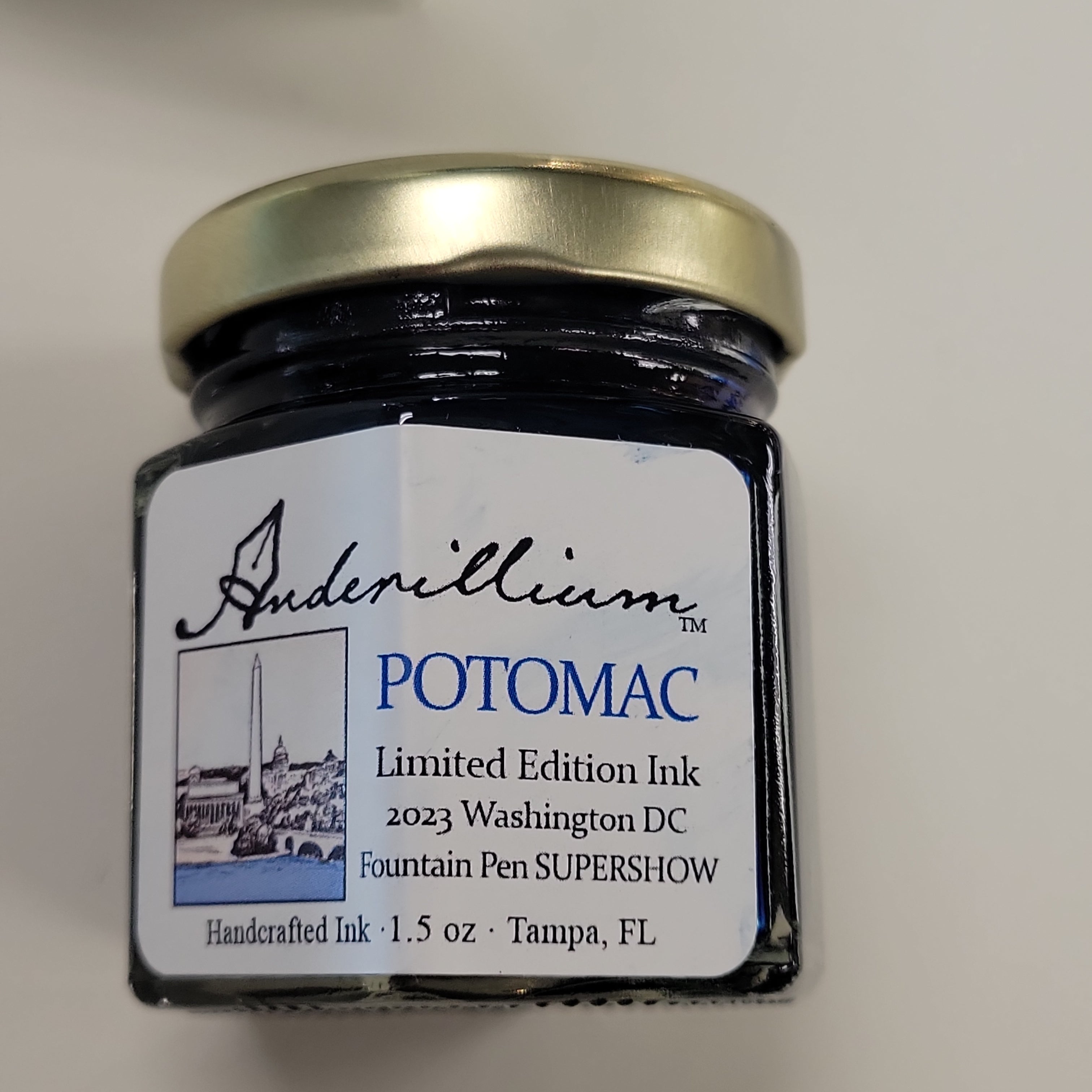 Anderillium Potomac Ink Bottle - 2023 DC Pen Show-Pen Boutique Ltd