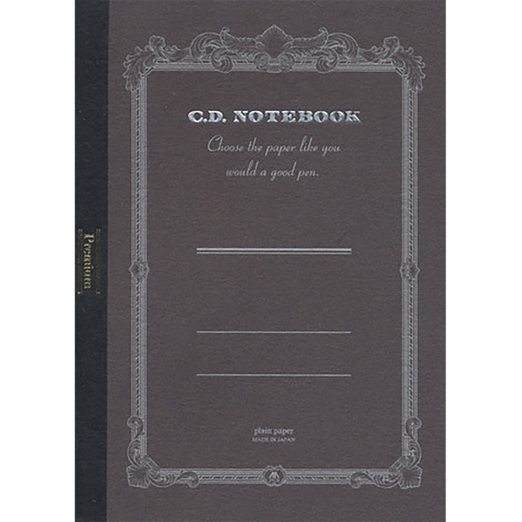 Apica Premium CD Notebook - Black - Blank - A6-Pen Boutique Ltd