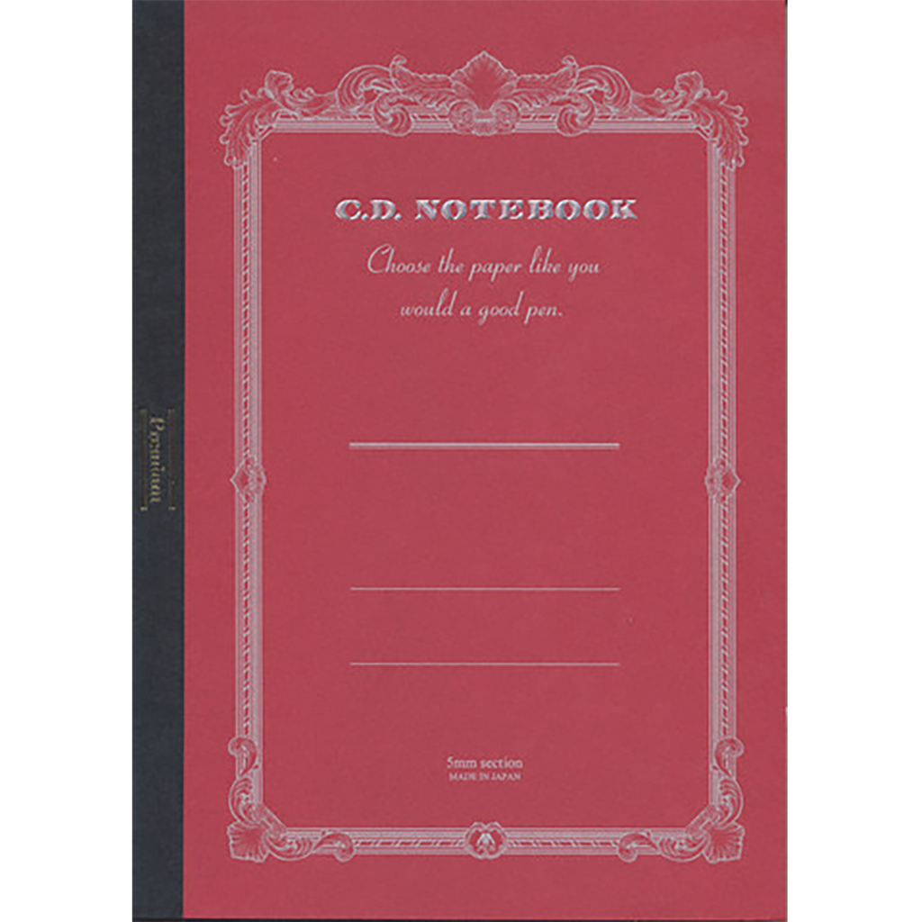 Apica Premium CD Notebook - Red - Grid - A4-Pen Boutique Ltd