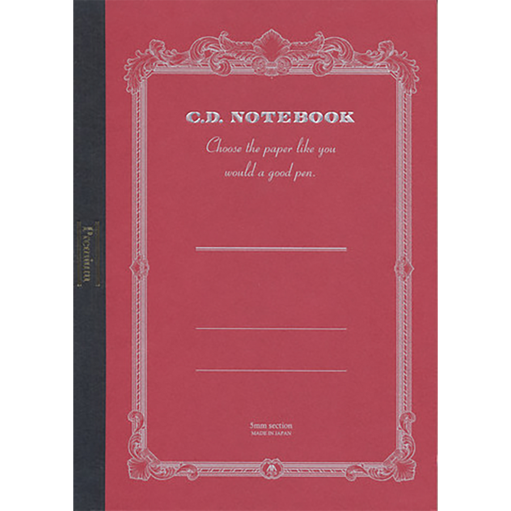 Apica Premium CD Notebook - Red - Grid - B5-Pen Boutique Ltd