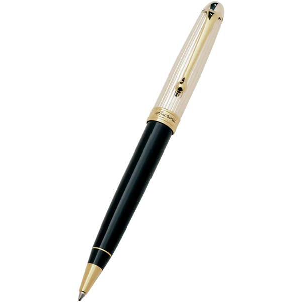 Aurora 88 Ballpoint Pen - Black - Sterling Silver-Pen Boutique Ltd