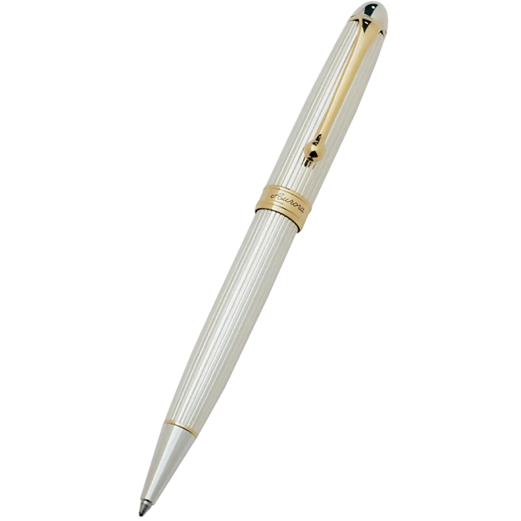 Aurora 88 Ballpoint Pen - Solid Sterling Silver-Pen Boutique Ltd