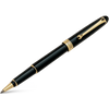 Aurora 88 Rollerball Pen - Black - Gold Plated-Pen Boutique Ltd