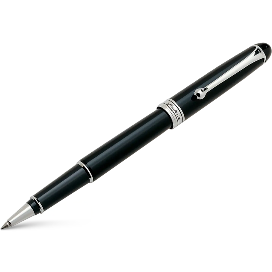 Aurora 88 Rollerball Pen - Nikargenta - Chrome Trim-Pen Boutique Ltd