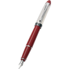 Aurora Fountain Pen - Red - Sterling Silver-Pen Boutique Ltd