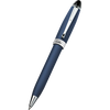 Aurora Ipsilon Ballpoint Pen - Satin Blue-Pen Boutique Ltd