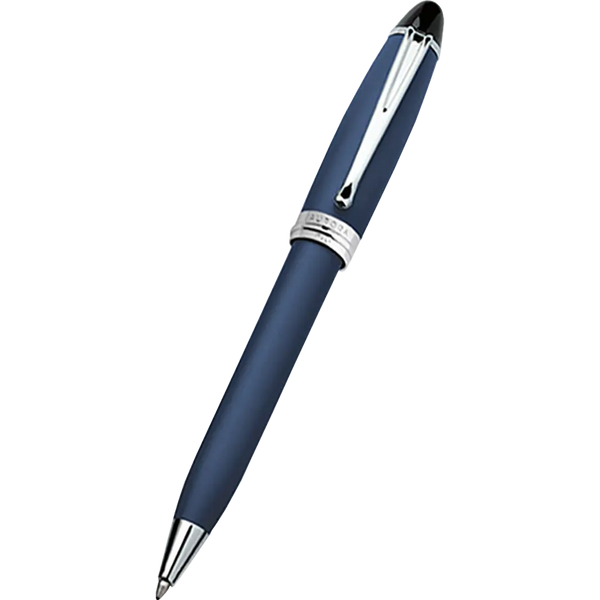 Aurora Ipsilon Ballpoint Pen - Satin Blue-Pen Boutique Ltd