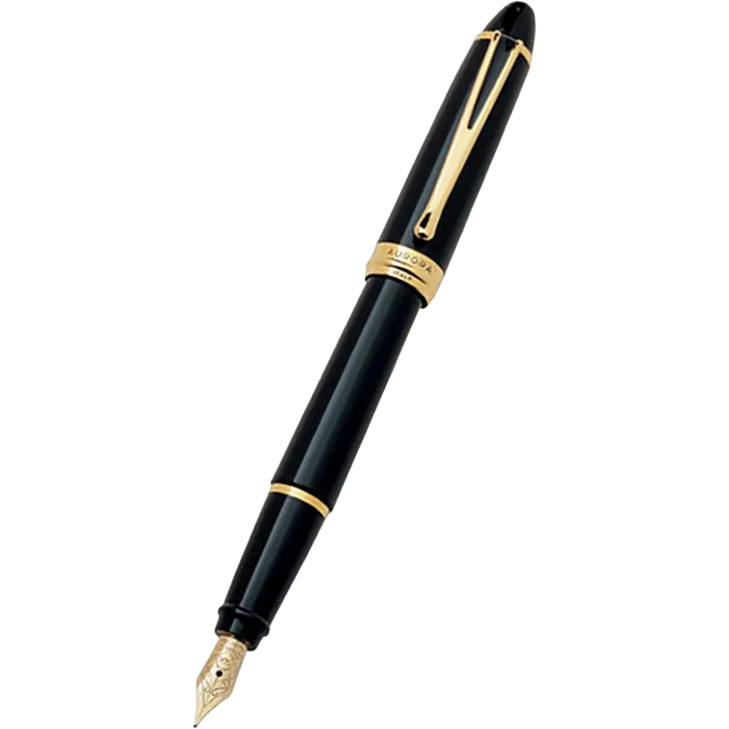 Aurora Ipsilon Deluxe Fountain Pen - Black - 14K Gold Nib-Pen Boutique Ltd