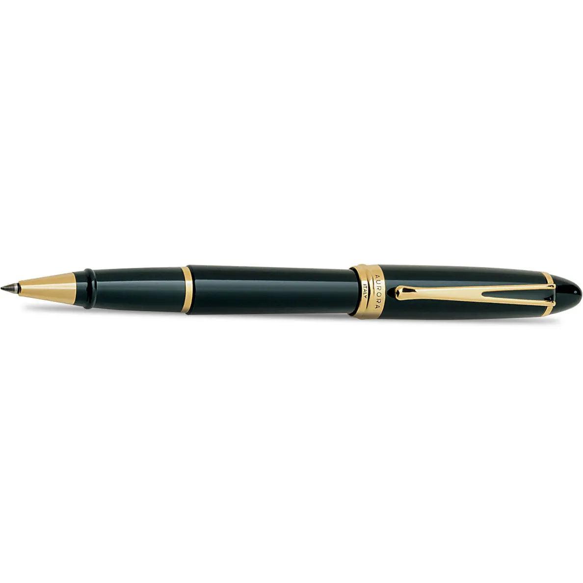 Aurora Ipsilon Deluxe Rollerball Pen - Black-Pen Boutique Ltd