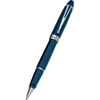 Aurora Ipsilon Deluxe Rollerball Pen - Blue - Chrome Trim-Pen Boutique Ltd