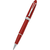 Aurora Ipsilon Deluxe Rollerball Pen - Red - Chrome Trim-Pen Boutique Ltd
