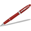 Aurora Ipsilon Deluxe Rollerball Pen - Red - Chrome Trim-Pen Boutique Ltd