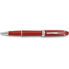 Aurora Ipsilon Deluxe Rollerball Pen - Red - Chrome Trim-Pen Boutique Ltd