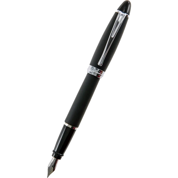 Aurora Ipsilon Fountain Pen - Satin Black-Pen Boutique Ltd