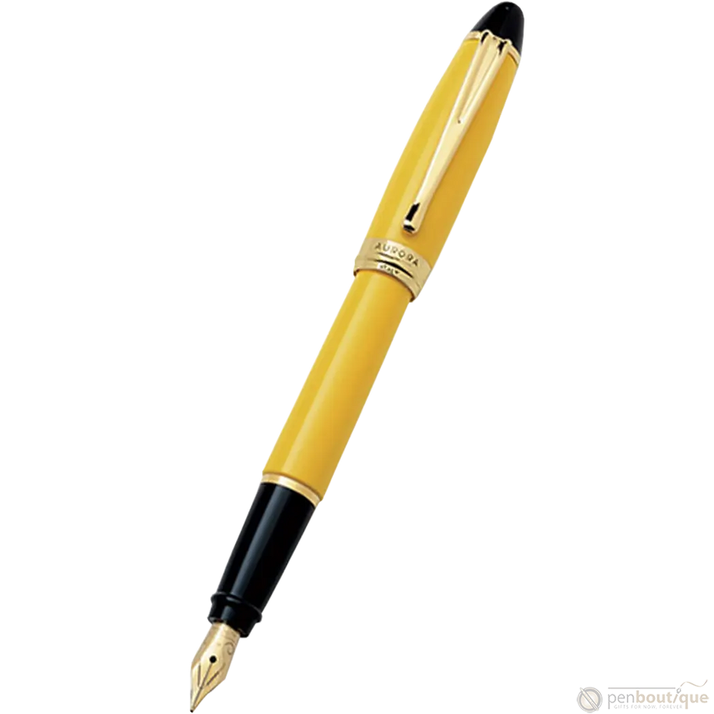 Aurora Ipsilon Fountain Pen - Yellow-Pen Boutique Ltd