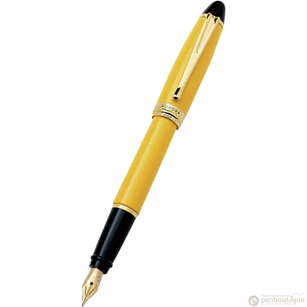 Aurora Ipsilon Fountain Pen - Yellow-Pen Boutique Ltd
