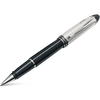 Aurora Ipsilon Rollerball Pen - Black - Sterling Silver Trim-Pen Boutique Ltd