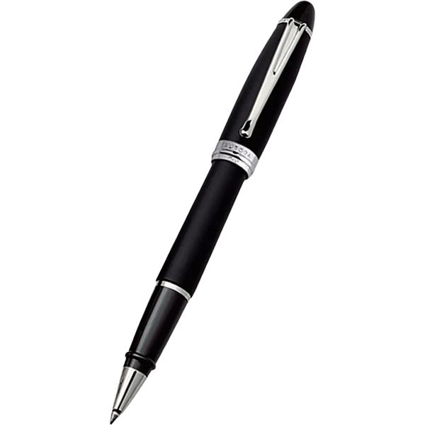Aurora Ipsilon Rollerball Pen - Satin Black-Pen Boutique Ltd