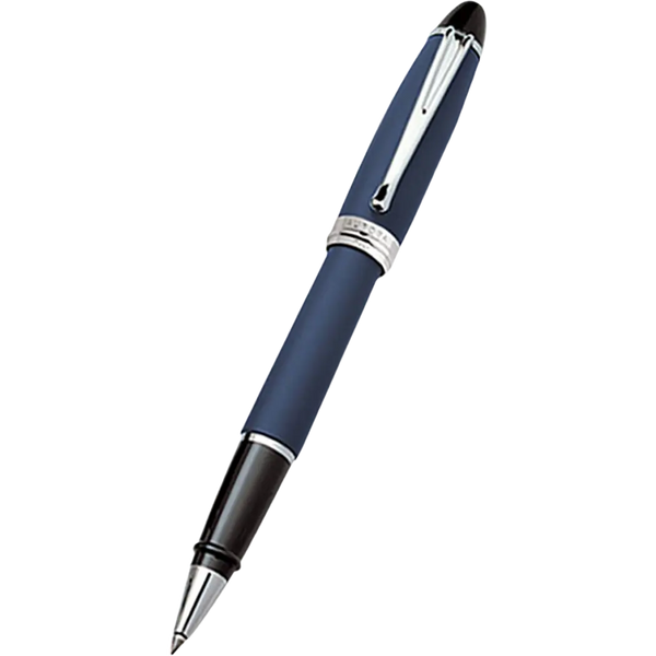 Aurora Ipsilon Rollerball Pen - Satin Blue-Pen Boutique Ltd