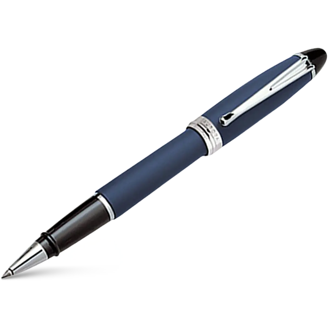 Aurora Ipsilon Rollerball Pen - Satin Blue-Pen Boutique Ltd