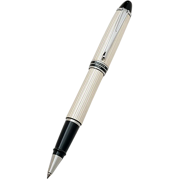 Aurora Ipsilon Rollerball Pen - Sterling Silver-Pen Boutique Ltd