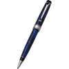 Aurora Optima Auroloide Ballpoint Pen - Blue - Silver Trim-Pen Boutique Ltd