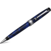 Aurora Optima Auroloide Ballpoint Pen - Blue - Silver Trim-Pen Boutique Ltd