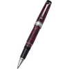 Aurora Optima Auroloide Rollerball Pen - Burgundy - Silver Trim-Pen Boutique Ltd