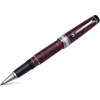 Aurora Optima Auroloide Rollerball Pen - Burgundy - Silver Trim-Pen Boutique Ltd