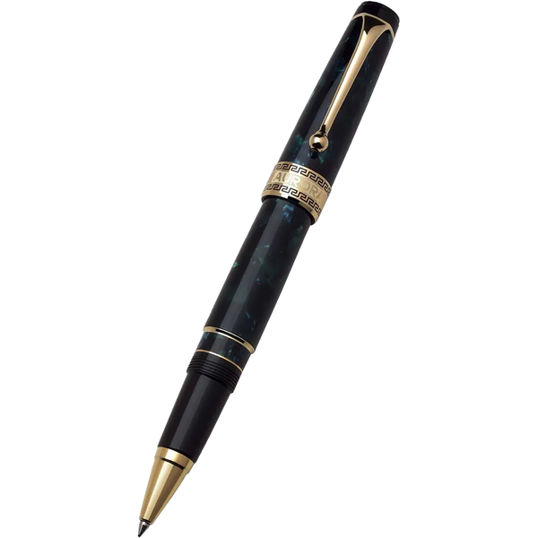 Aurora Optima Auroloide Rollerball Pen - Emerald Green - Gold Trim-Pen Boutique Ltd