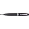 Aurora Optima Ballpoint Pen - Black - Chrome Trim-Pen Boutique Ltd