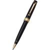 Aurora Optima Ballpoint Pen - Black - Gold Trim-Pen Boutique Ltd