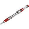Aurora Optima Demonstrator Rollerball Pen - Red Auroloide - Chrome Trim-Pen Boutique Ltd