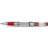 Aurora Optima Demonstrator Rollerball Pen - Red Auroloide - Chrome Trim-Pen Boutique Ltd