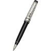 Aurora Optima Riflessi Ballpoint Pen - Black - Sterling Silver-Pen Boutique Ltd