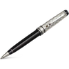 Aurora Optima Riflessi Ballpoint Pen - Black - Sterling Silver-Pen Boutique Ltd