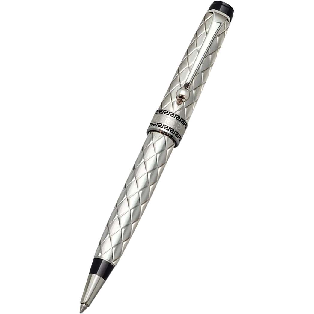 Aurora Optima Riflessi Ballpoint Pen - Sterling Silver-Pen Boutique Ltd