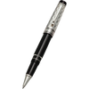 Aurora Optima Riflessi Rollerball Pen - Black - Sterling Silver-Pen Boutique Ltd