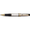 Aurora Optima Rollerball Pen - Solid Silver-Pen Boutique Ltd