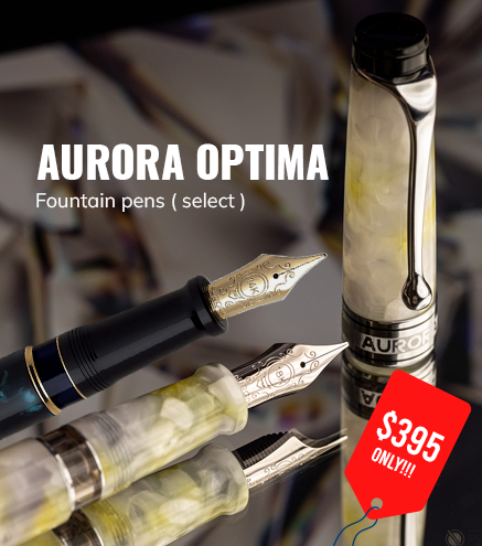 Aurora Optima fountain pens ( select ) - $395 only!!!