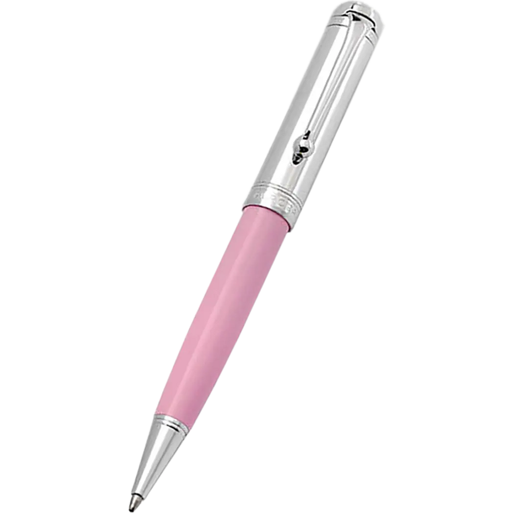 Aurora Talentum Ballpoint Pen - Pink - Chrome Trim-Pen Boutique Ltd
